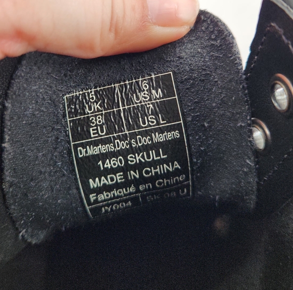Dr. Marten 1460 sugar skull dia de los muertos limited edition boots size 7 rare - Picture 15 of 15